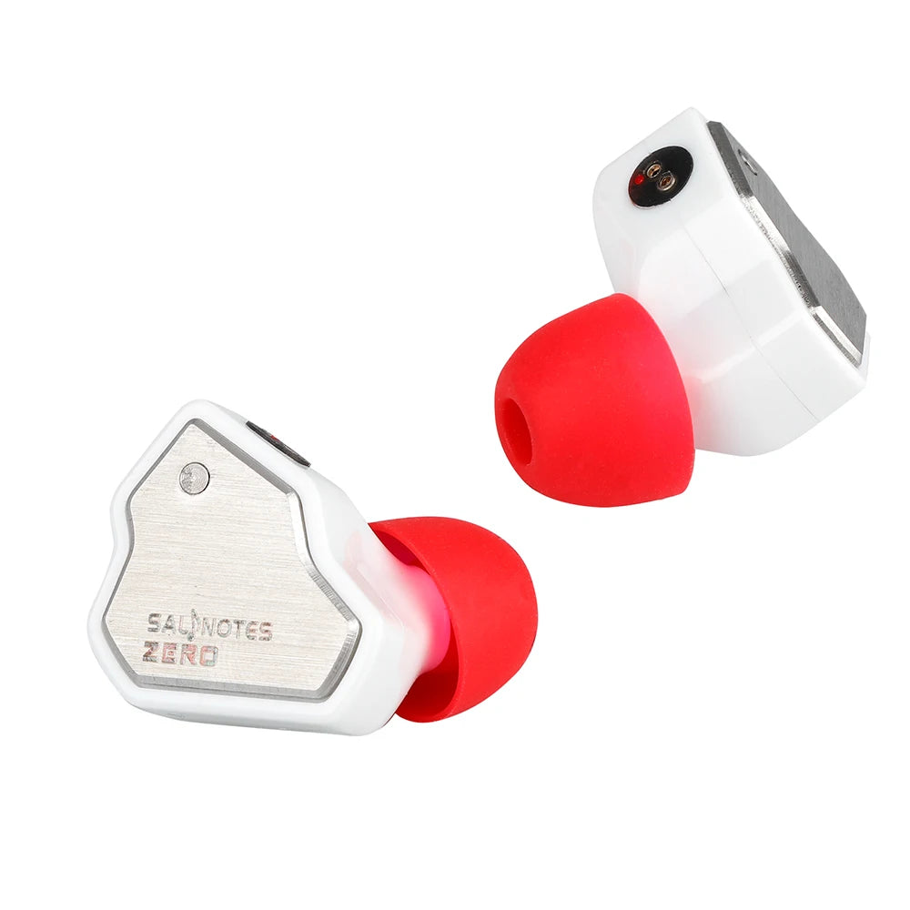 7Hz Salnotes Zero HiFi IEM – 10mm Dynamic Driver Earphones HiFi In-Ear Monitor Vue WHITE
