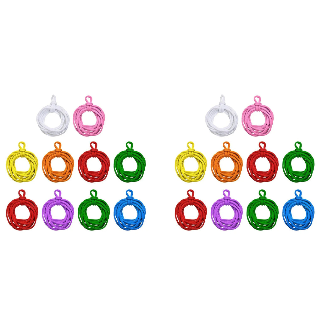 ABKW-192 Pieces Loom Potholder Loops Weaving Loom Loops Weaving Craft Loops With Multiple Colors For DIY Crafts Supplies Vue