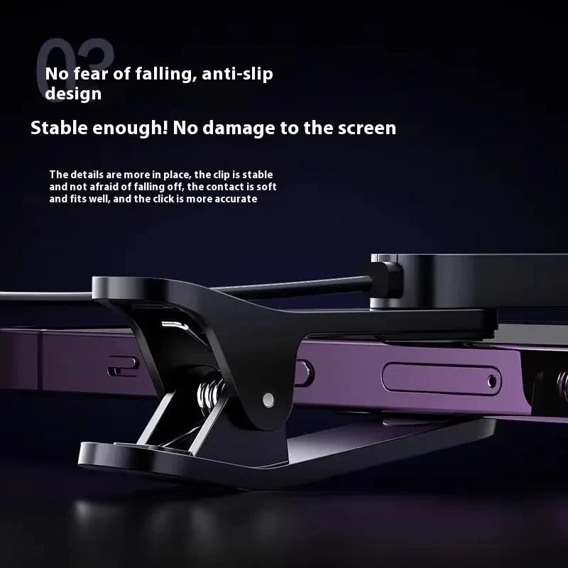 Screen Auto Clicker Simulated Finger Clicking For Smart Phone App Video Live Streaming Screen Touch Tripods Tapper Device Vue
