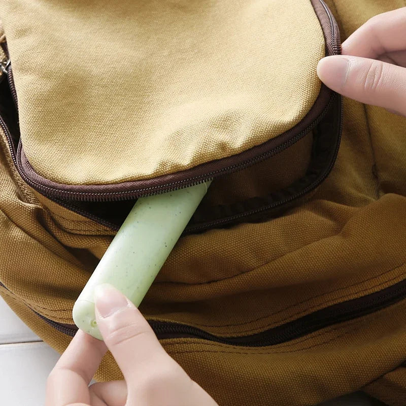 Portable Travel Camping Toothbrush Tube Box Cover Water Filter Anti-Dirty Bathroom Accessories Wheat Straw Storage Box Vue