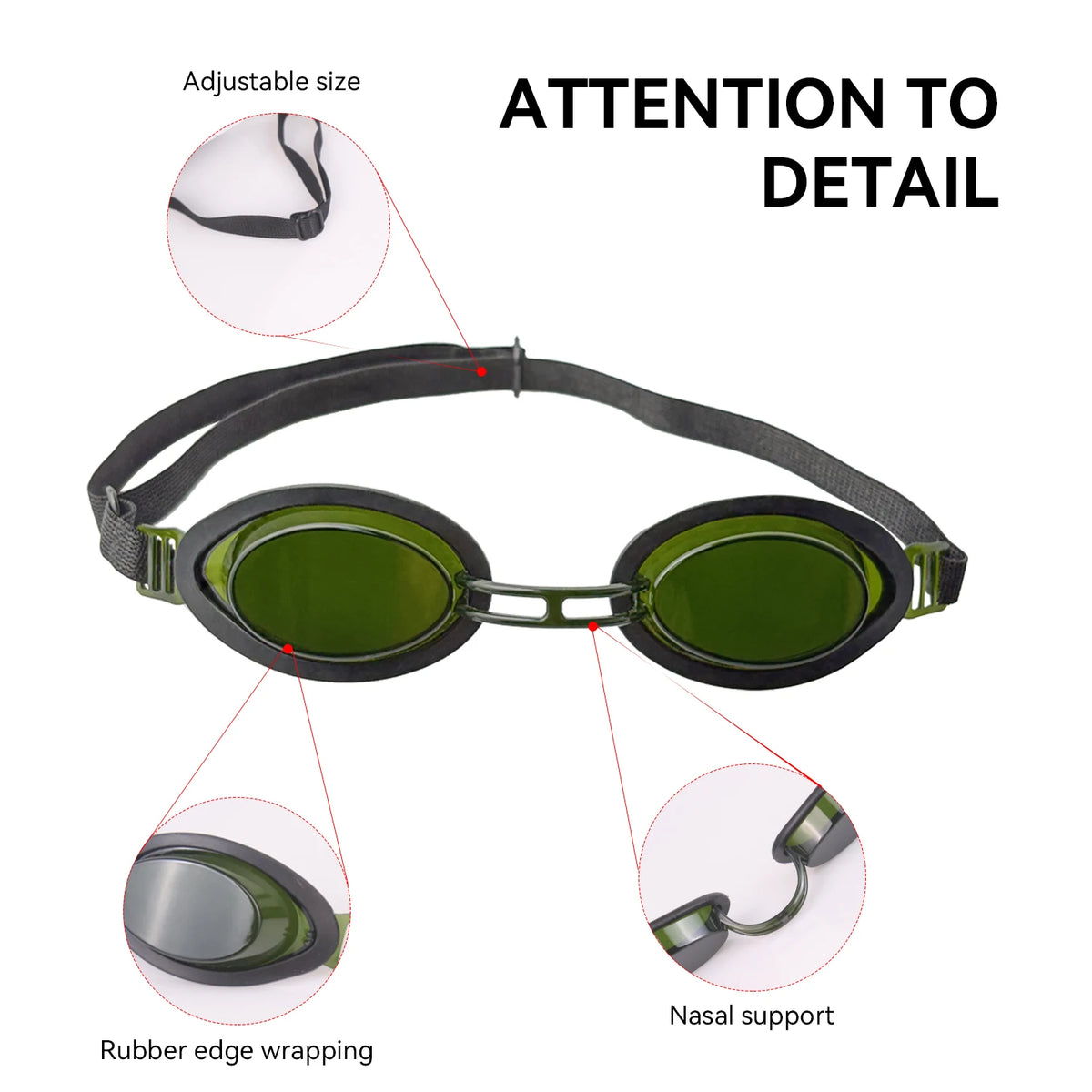 laser lenses protect laser 230-370nm PC Anti-Scratch PC Laser Eyewear Mask for UV Laser Marking UV Disinfection eye protection Vue