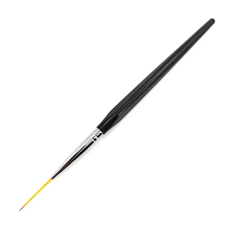 1Pc Nail Art Liners Striping Brushes Long Thin Fine Line Drawing Detail Painting Blending Acrylic Nails Supply Nail Art Brush Vue