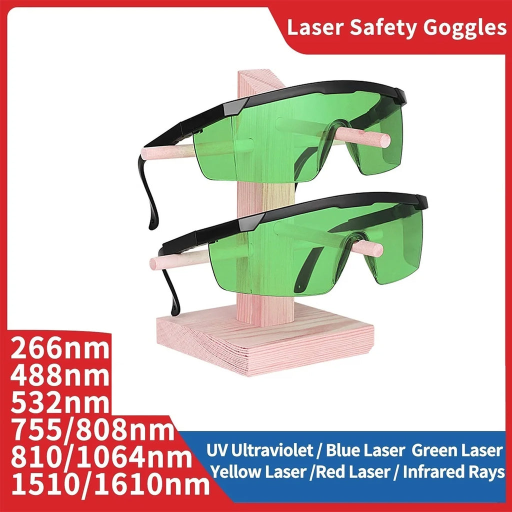 Laser Safety Glasses 1064nm Infrared 355nm UV Goggles Protective Glasses Eye Protection Eyewear for Laser Machine Work Vue