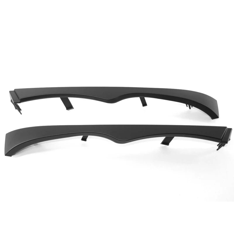 Headlight Trim Moulding Set Front Lower Left and Right 2pcs Replacement for BMW E46 2002-2005 OEM 51130030406 51130030407 Vue