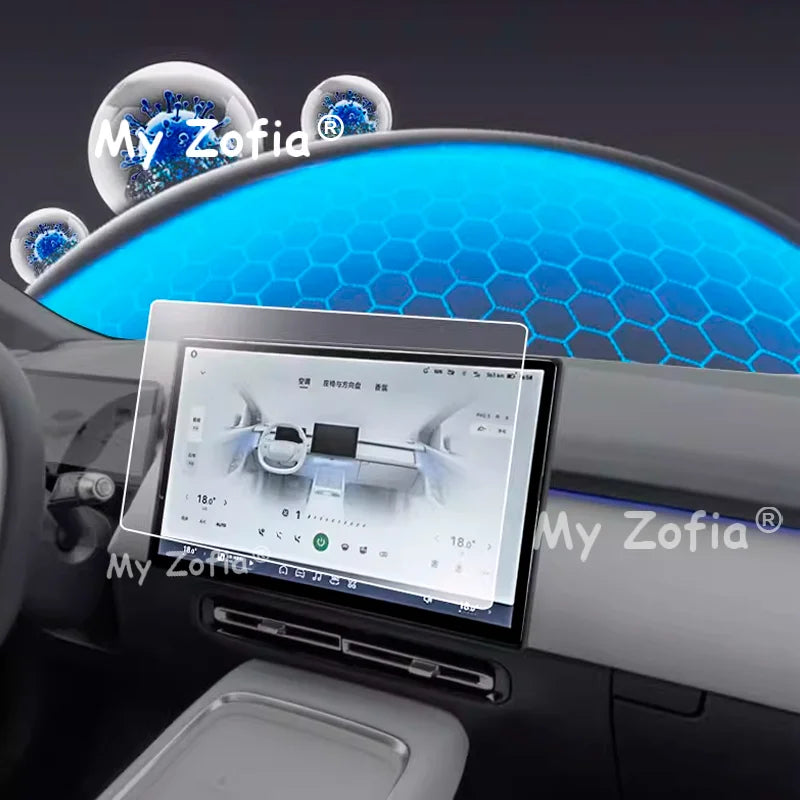 HD Tempered glass screen protector For Xpeng P7+ 2026 2027 Car GPS Navigation and instrument anti-scratch film Accessories Vue