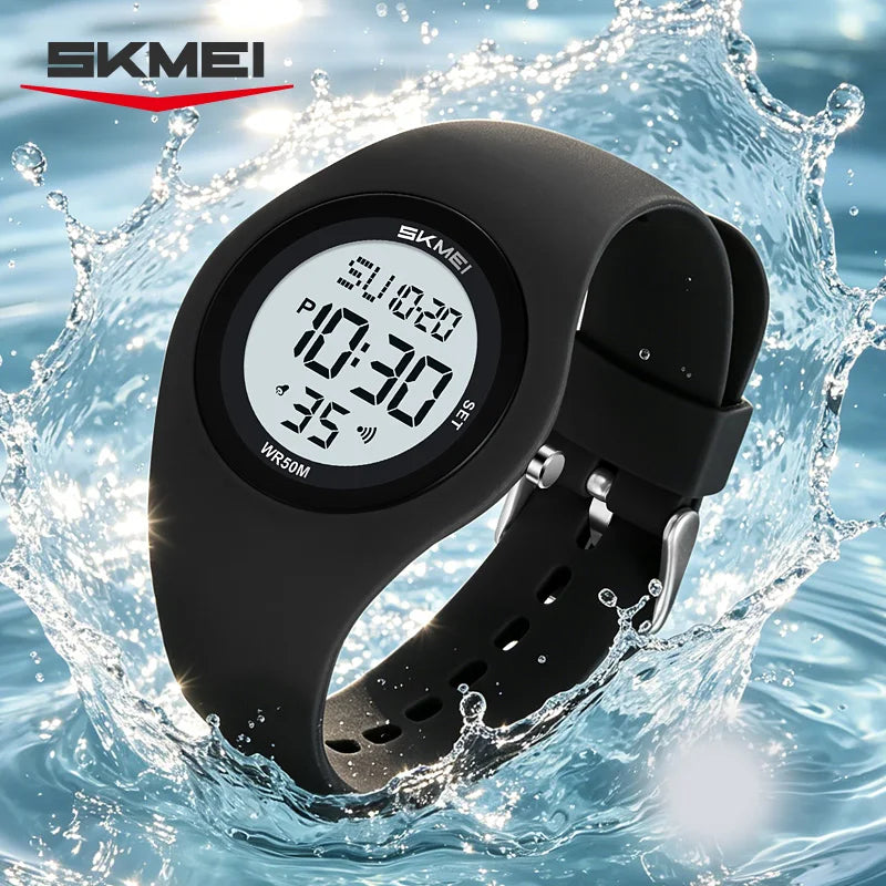 SKMEI 2618 Women's Digital Sports Watch – Waterproof LED Digital Sports Watch Vue