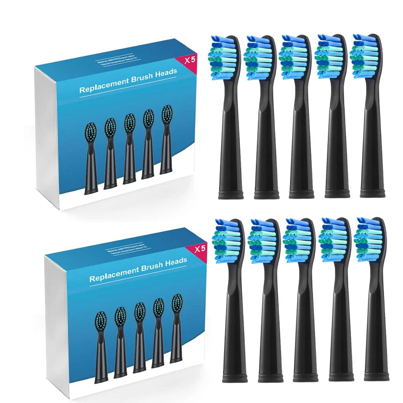 YUNCHI Replacement Electric Toothbrush Head Dupont Bristle Brush Refill For Fairywill Toothbrush Refills FW-D1/FW-D3/FW-D7 Vue