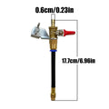 Durable Dust Remover Water Sprayer 2 Mode Universal Flexible Coolant Attachment Angle Grinder for Tile Marble Brick Construction Vue Black