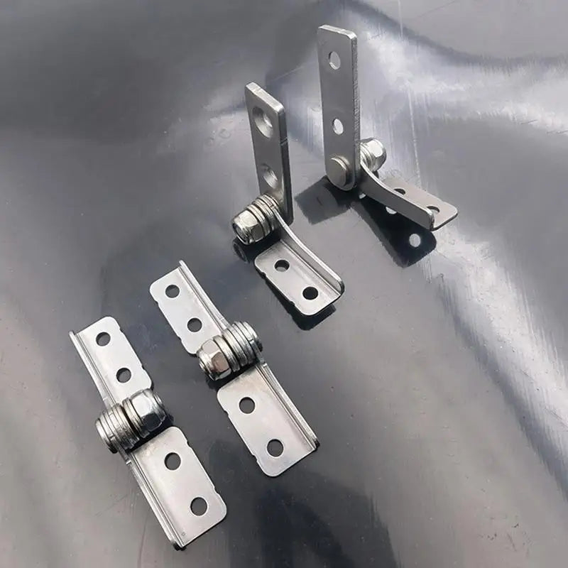 1Pc Adjustable Arbitrary Hinge Stop 304 Stainless Steel Damping Hinge Positioning Shaft for Frameless Use Vue