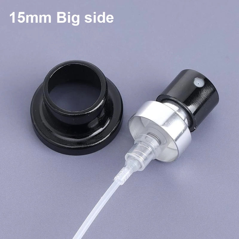 13mm 15mm 18mm Fine Mist Sprayer Nozzle Bayonet Type Spray Pump for 15mm Aluminum Bottle Replacement Bottle Cap Accessories Vue A16