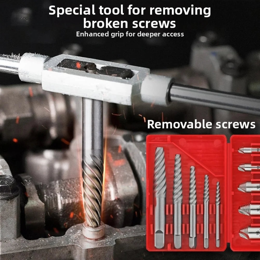 10-Piece Screw Extractor Set – Broken Bolt & Stripped Screw Screw Extractor Set Vue