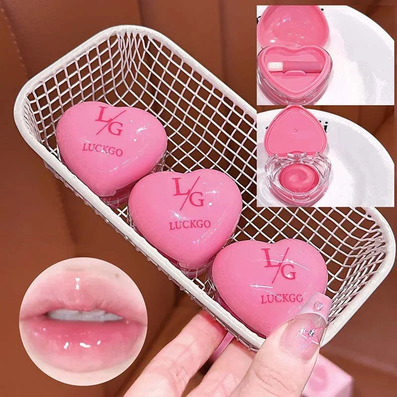 Cute Jelly Lip Balm Transparent Dilute Lip Lines Student Parity Lip Gloss Men's and Women's Makeup Balm Vue