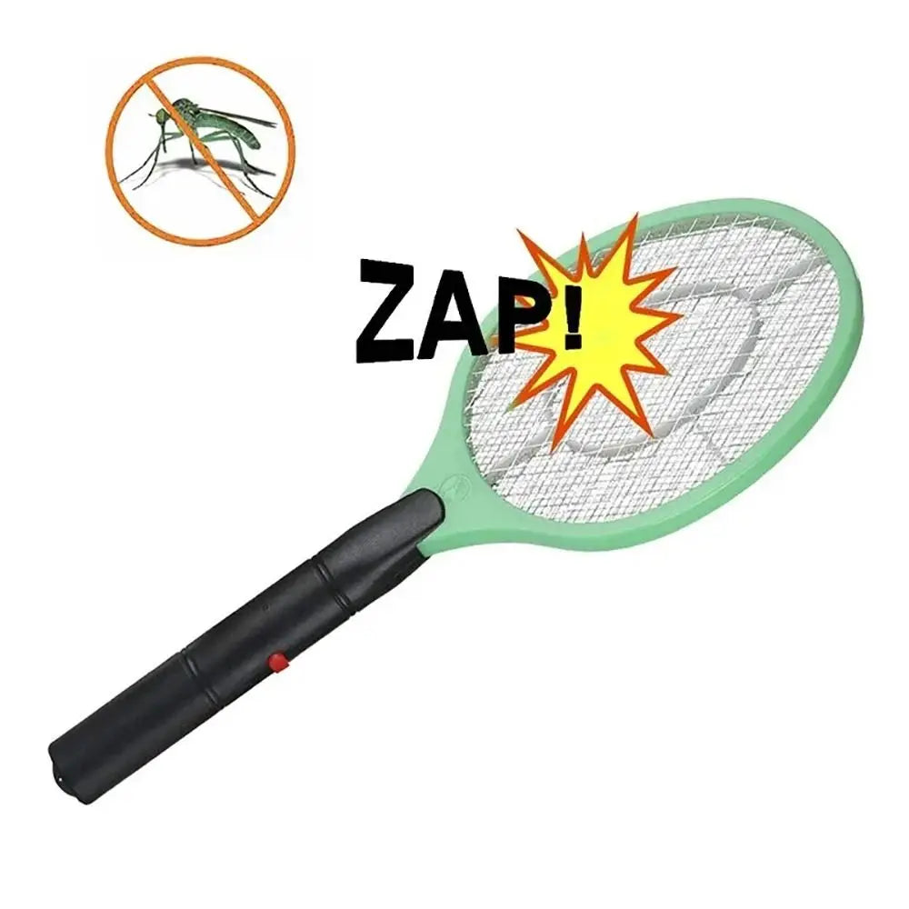 Bedroom Plastic Electric Fly Insect Racket Mosquito Wasp Portable Vue