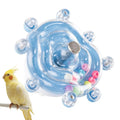 Parakeet Cockatiel Bird Toy Rotating Wheel Interactive Fun Inside Cage for Conure Canary Lovebird Macaw Enrichment Vue 1pcs random color