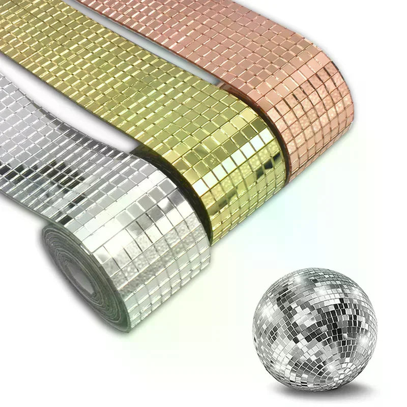Disco Ball DIY Glass Mirror Stickers Wall Stickers Self-adhesive Home Wall Decor Vue