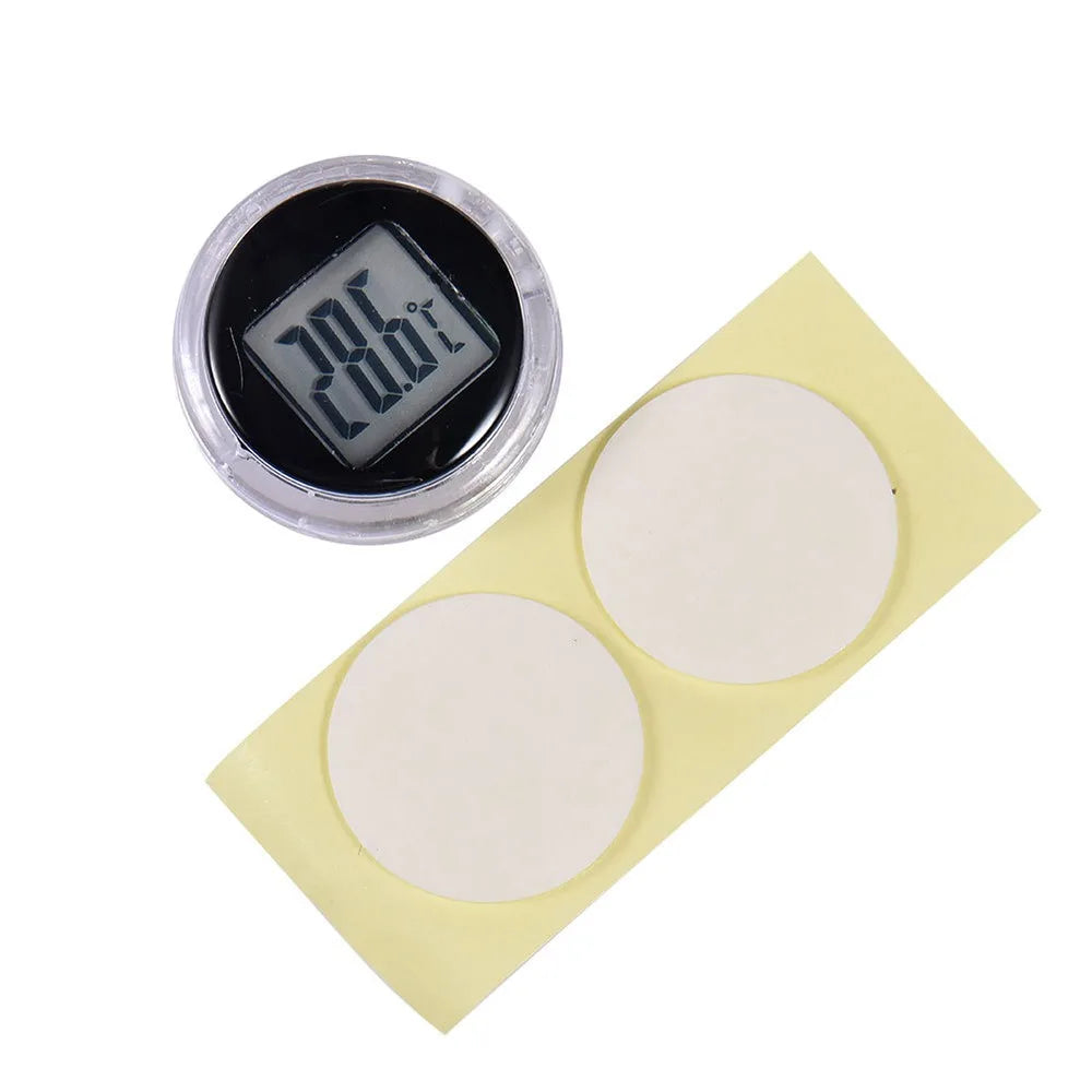 Mini Thermometer Waterproof Stick-On Digital Display -20~ 70°C Transparent ABS Shell Temeperature Meter Vue