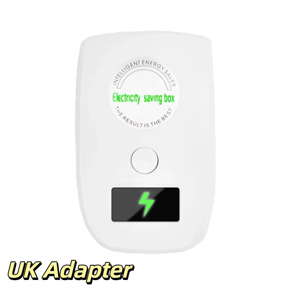 US/EU/UK Adapter Electricity Saving Box Power Save Stable Performance Electric Energy Saver Saver Cost Reducing Smart Vue UK