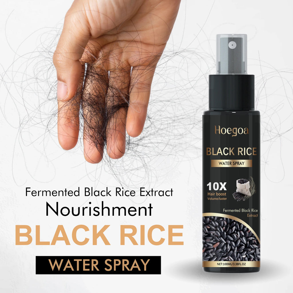 Hoegoa Rice Water Hair Thickening Spray: Deep Hair Nourishment, Anti-hair Loss, Strengthening, Hair Fixing & Scalp Care 100ml Vue