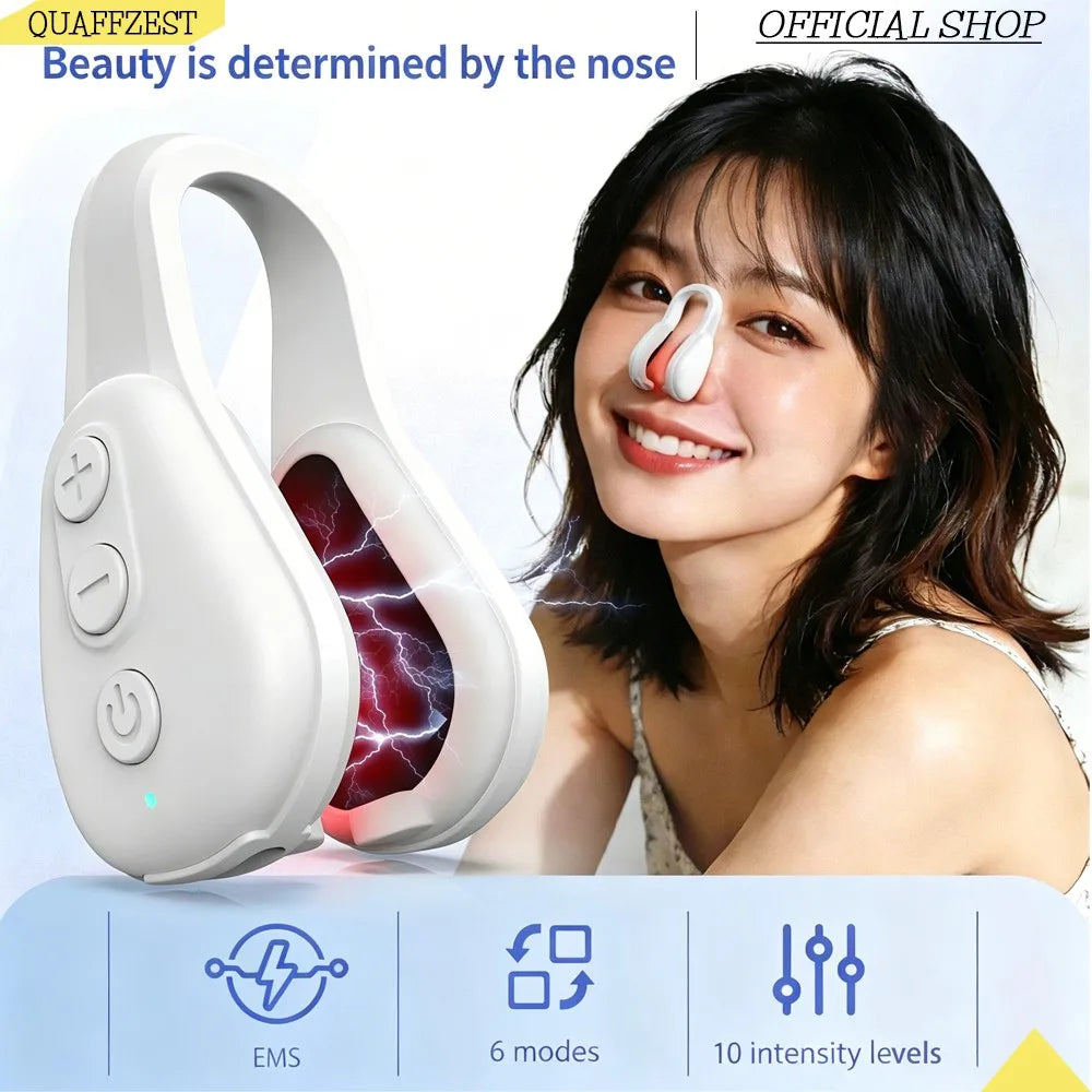 Beauty Nose Clip Silicone Nose Shaper Machine Electric EMS Technology Lifter Clip Nose Shaper Vue Default Title