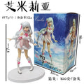 17cm Re: Zero Starting Life in Another World Anime action figure Emilia Action Figures Kawaii Goddess Collection Model toys Vue 17cm With BOX