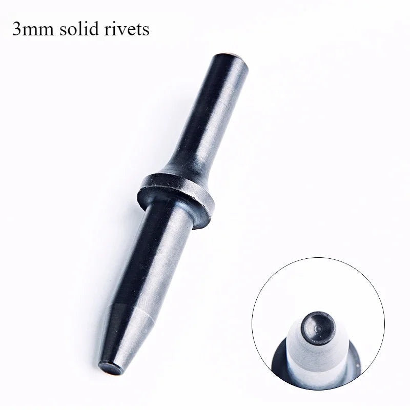 Pneumatic Rivet Gun Head Semi-Hollow Solid 3–10MM High Carbon Steel Rivet Gun Head Vue
