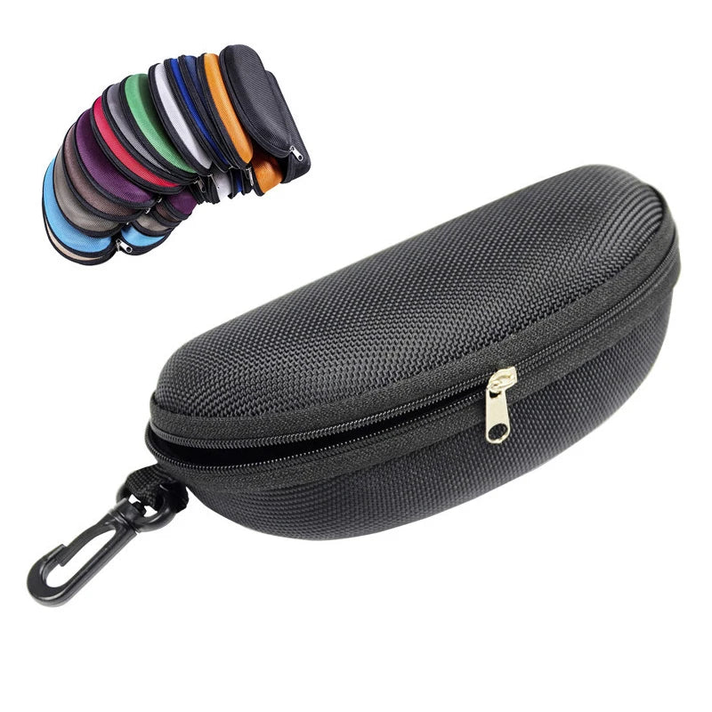 Large Waterproof Eyeglasses Case Zipper Sunglasses Case Travel Eyeglass Cases For Men Women Hard Sunglasses Protector Cases Vue