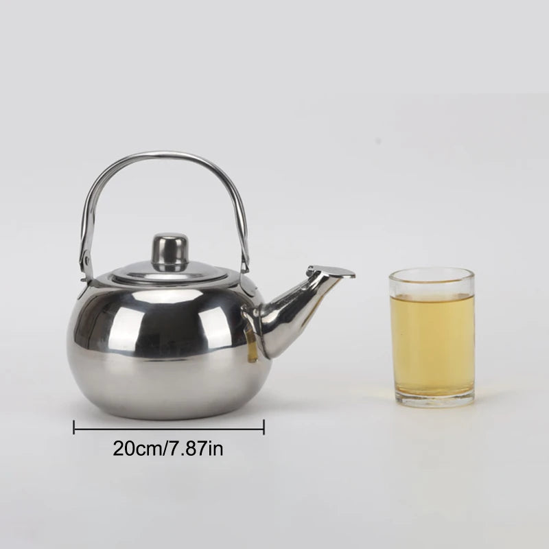 Stainless Steel Water Kettles Teapot Infuser Filter Coffee Kettle Vue XL Silver
