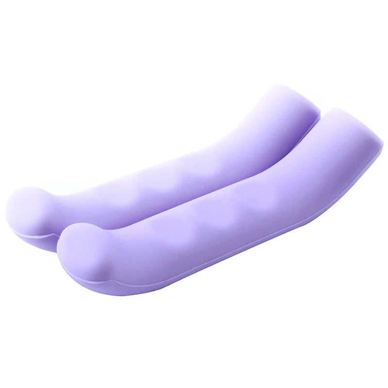 2PCS Bicycle Brake Handle Cover TPR MTB Grips Bicycle Handlebar Protect Cover Anti-slip Bicycle Protective Gear Bike Accessories Vue Purple
