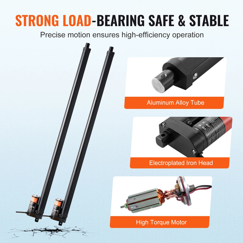 2-Pack 12V Linear Actuator 1000N 30" Stroke Kit IP54 | SucceBuy Electric Linear Actuator Vue