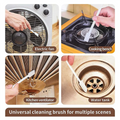 ABKW-56PCS Disposable Toilet Brush Crevice Cleaning Brushes,For Toilet Corners,Window Grooves,Door Rails,Keyboards,Blinds,Etc Vue White CN