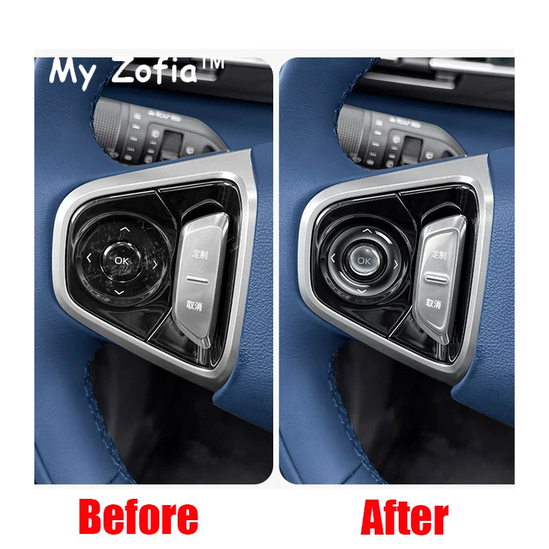 Geely EX5 Galaxy E5 Steering Wheel Button Stickers 2024–2026 Car Interior Sticker Vue