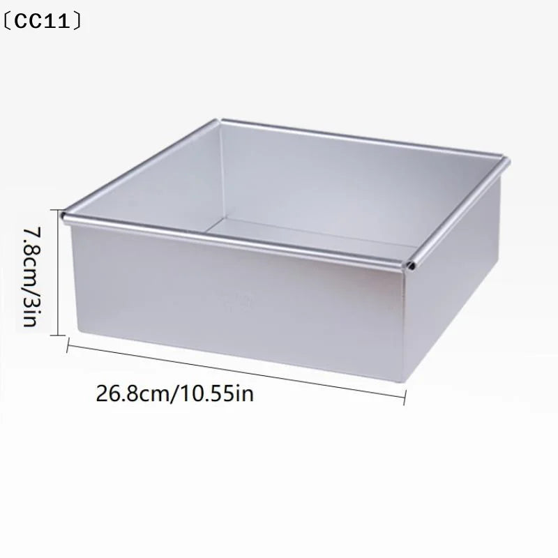 4 5 6 8 Tiramisu Muffin Pan Aluminum Alloy Square Cake Baking Mould