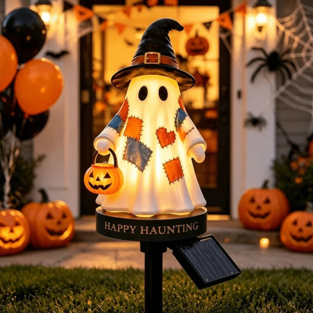 Waterproof Solar Garden Stake Lights Auto On/Off LED Garden Light Solar Lawn Light Ghost Shape Unique Shape Solar Path Light Vue