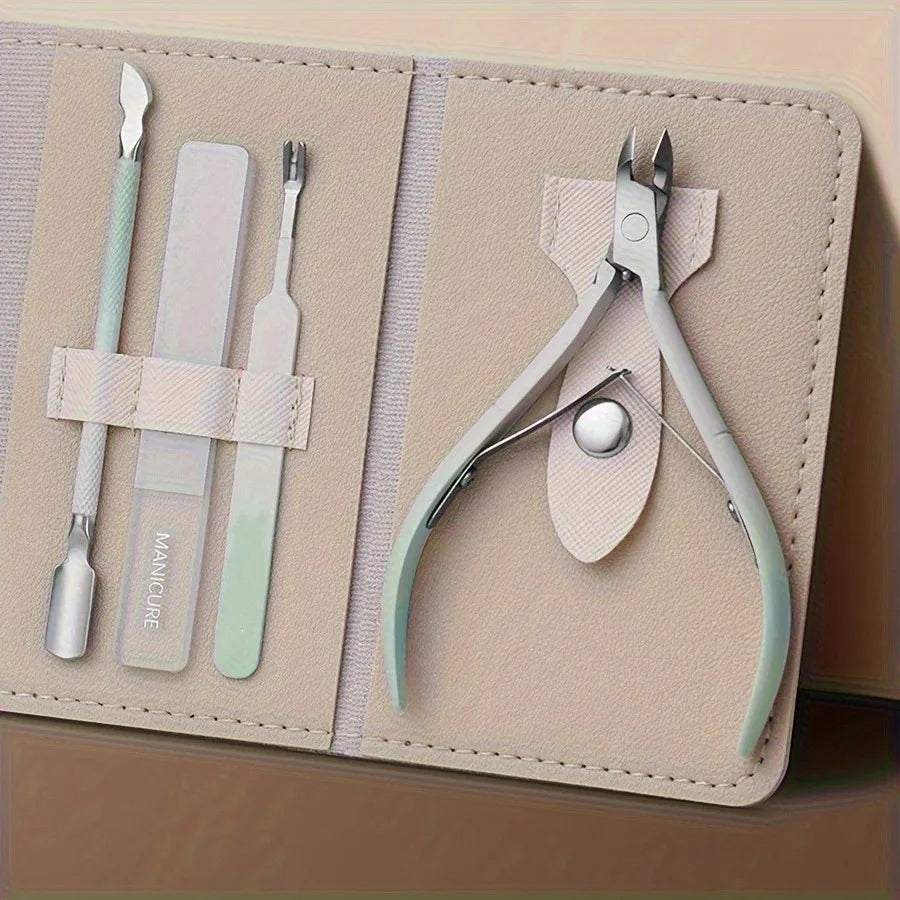 Manicure set Men Personal Care Tools Accessories Finger and Toe Nail Clippers Kit Professional Manicure Pedicure Kit With Travel Vue