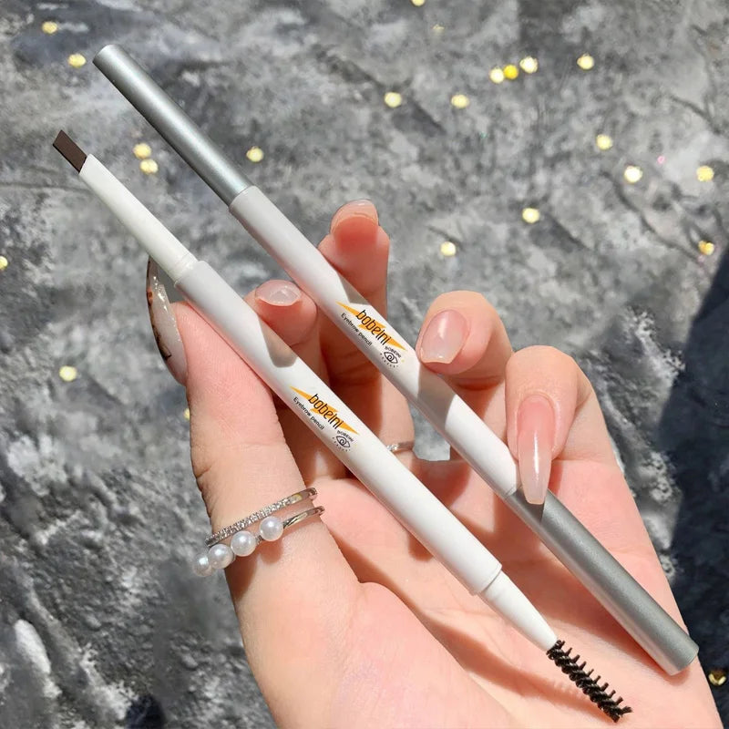 6 Colors Eyebrow Cosmetics Pencil Waterproof Double-headed Eyebrow Tattoo Natural Long Lasting Makeup Paint Eyebrow Pencil Vue