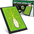 Golf Strike Mat Bead Display Track Beginner Training Trace Detection Pad Swing Exerciser Vue Default Title
