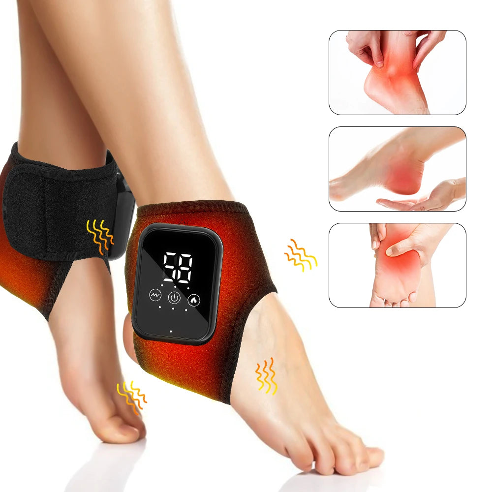 Vibrating Ankle Foot Massager with Heat – 1 Pair Ankle Foot Massager Vue
