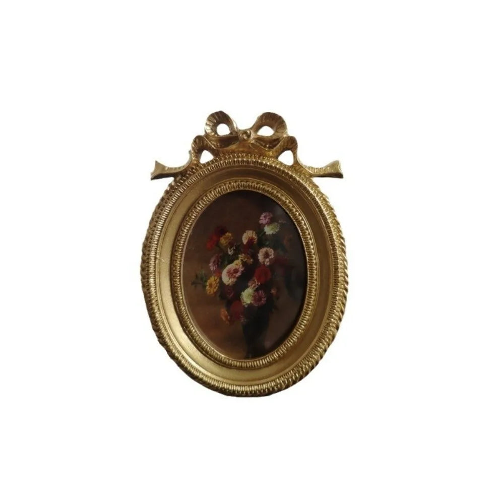 Exquisite European Style Vintage Photo Frames Gold Retro Photo Display Holders Creative Classical Resin Picture Frame Bedroom Vue