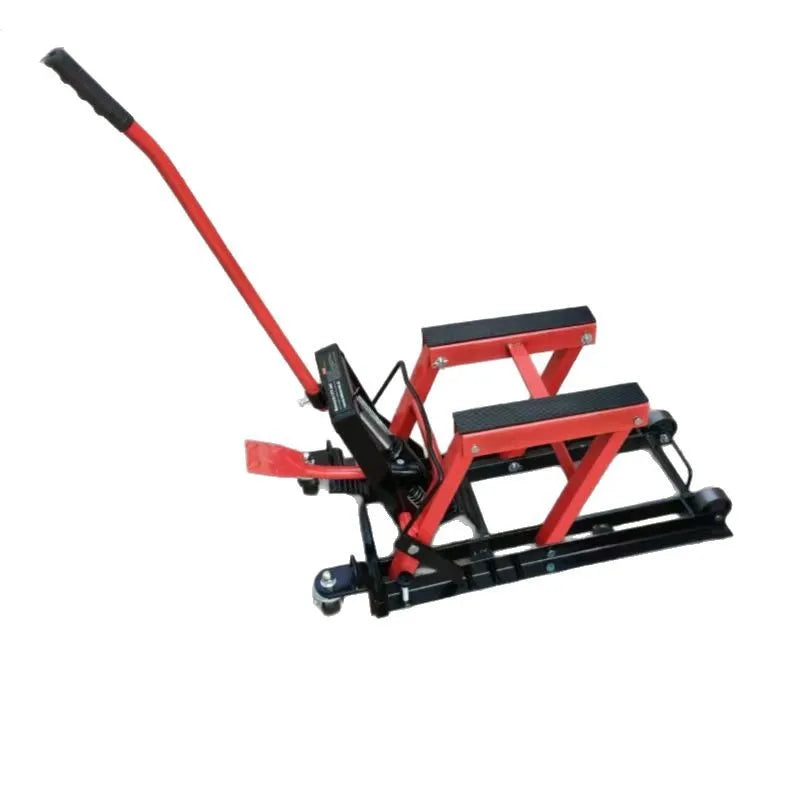 Motorcycle Tools Motorcycle Lift Platform, Locomotive Hydraulic Dedicated Lift Vue black red