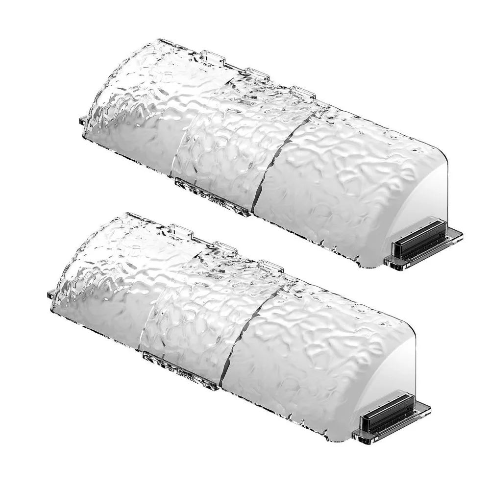 Plastic Magnetic Air Conditioner Vent Deflector Anti-Direct Blowing Retractable Heater Vent Deflector Direction Control Vue 2 Pieces