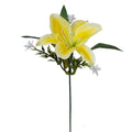 Centerpiece Plastic Artificial Flower Branch Real Touch Handmade Wedding Bouquets DIY Craft Simulated Flower Home Decor Vue Yellow