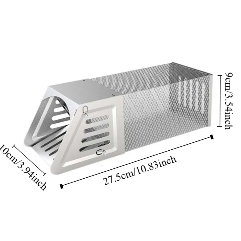 Safe High Efficiency Mousetrap Automatic Reusable Rat Catching Artifact Harmless Large Space Rat Catching Cage Garden Vue