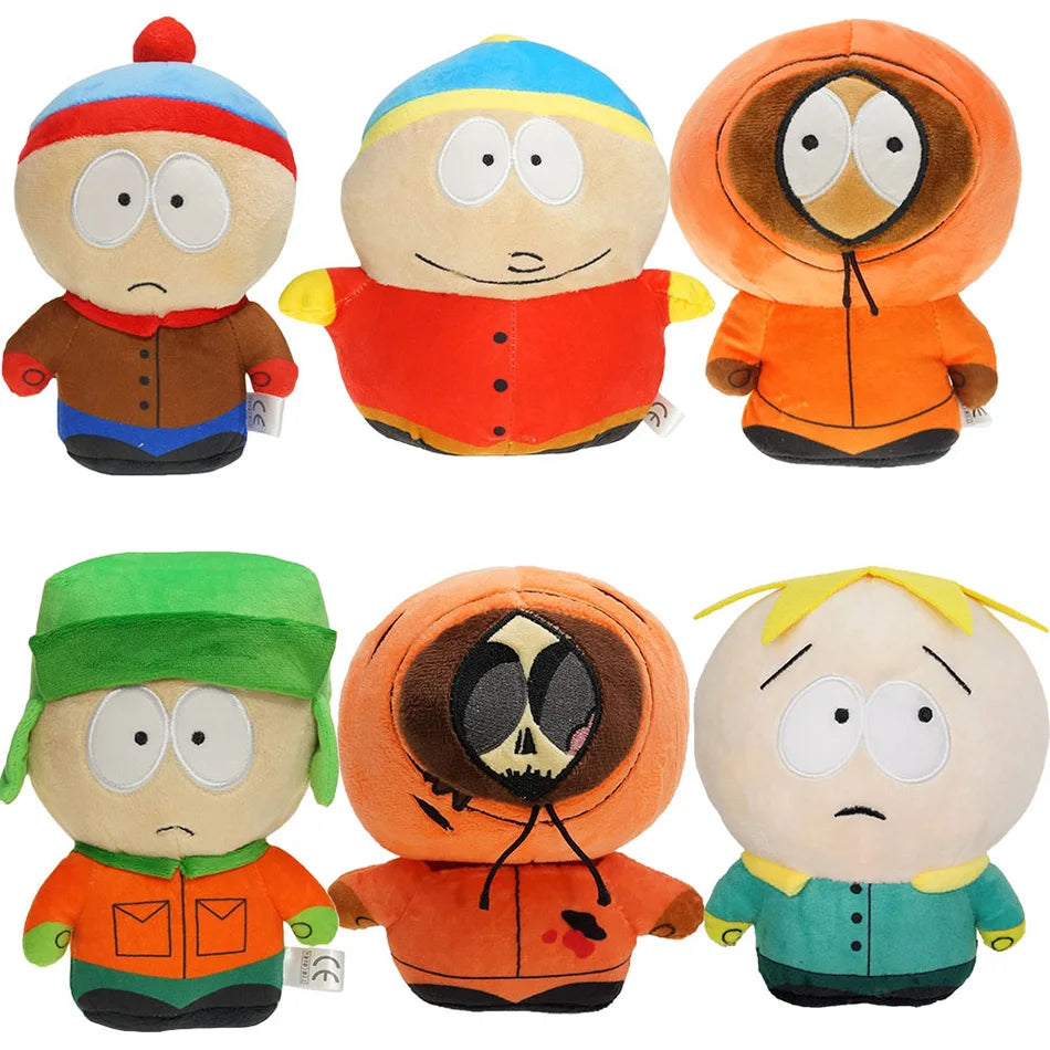 20cm South North Parks Plush Toys cartoon Plush Doll Stan Kyle Kenny Cartman Plush Pillow Peluche Toy Boy Room Decorations Gift Vue