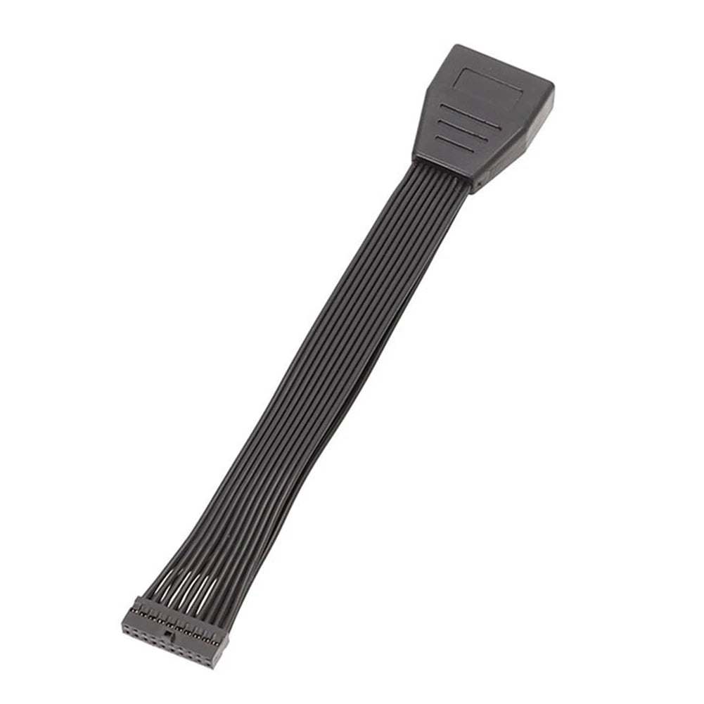 USB3.0 Female To USB3.0 Male Motherboard Adapter Cable 19P 20Pin Extension Conversion Cable Header Extension Cable for Computer Vue