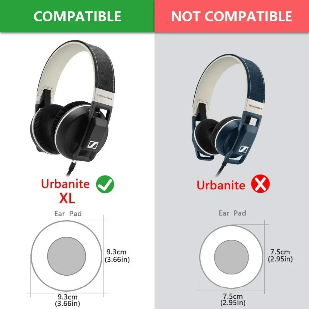 Replacement Earpad for Sennheiser Urbanite XL Headphone Ear Pad/Ear Cushion/Ear Cups/Ear Cover/Earpads Repair Parts Vue