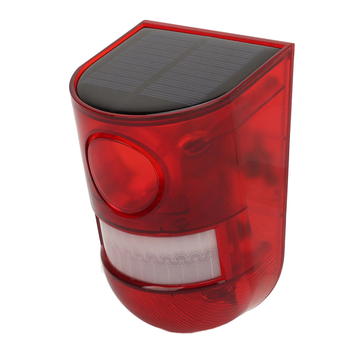 Solar Motion Sensor Alarm 129dB Sound IP65 Waterproof Security Light Alarm for Farm Warehouse Solar Sound and Light Alarm Vue