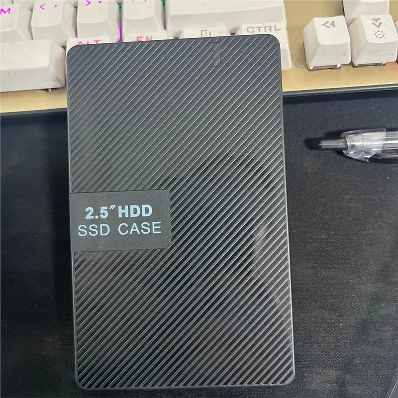 Hot-USB-C External Hard Drive Enclosure 2.5'' HDD SSD For Sata Vue