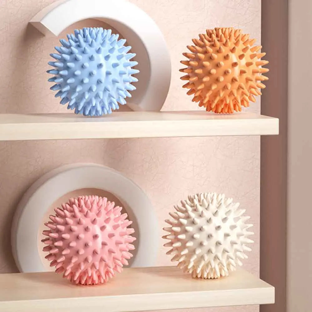 Spiky Hedgehog Massage Ball Deep Tissue Trigger Point Myofascial Release Muscle Pain Relief Yoga Shoulder Neck Foot Relaxation Vue