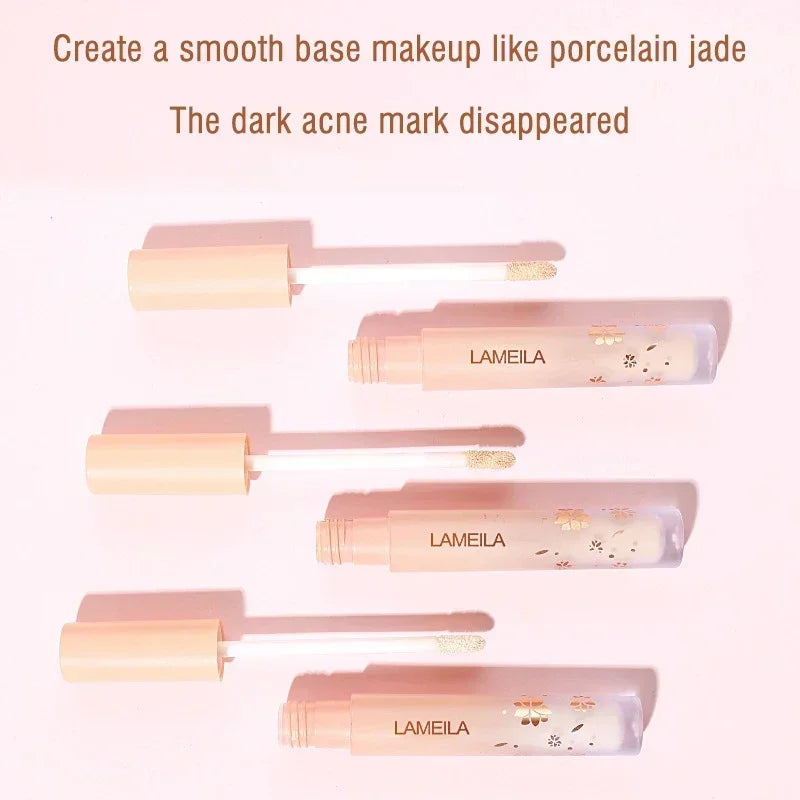 3 Colors Liquid Concealer High Covering Moisturizing Oil Control Foundation Invisible Pores Dark Circles Freckle Face Makeup Vue