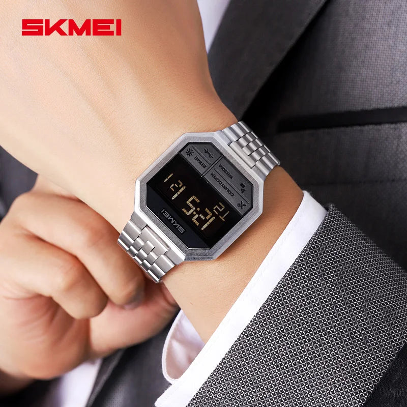 SKMEI 2350 Men's LED Digital Sports Watch | Waterproof Chronograph Men's Digital Watch Vue